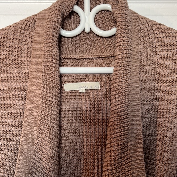 Camel coloured oversized cardigan - Picture 3 of 3